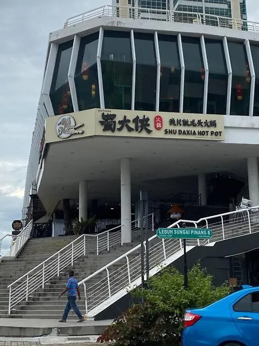 Maritime Suite Duplex Penang- Pemandangan Laut جورج تاون 0*,