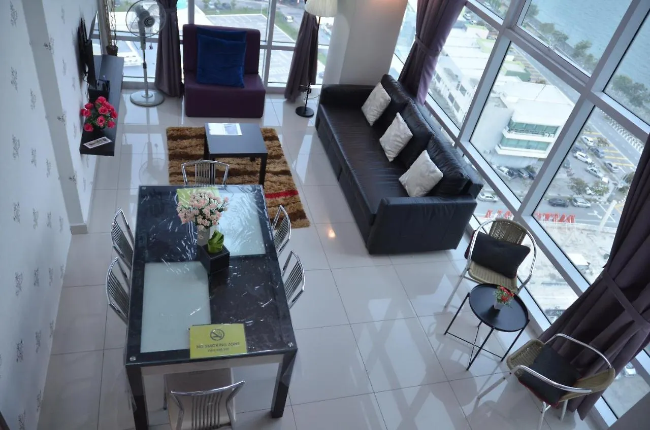 Maritime Suite Duplex Penang- Pemandangan Laut جورج تاون 0*,  ماليزيا